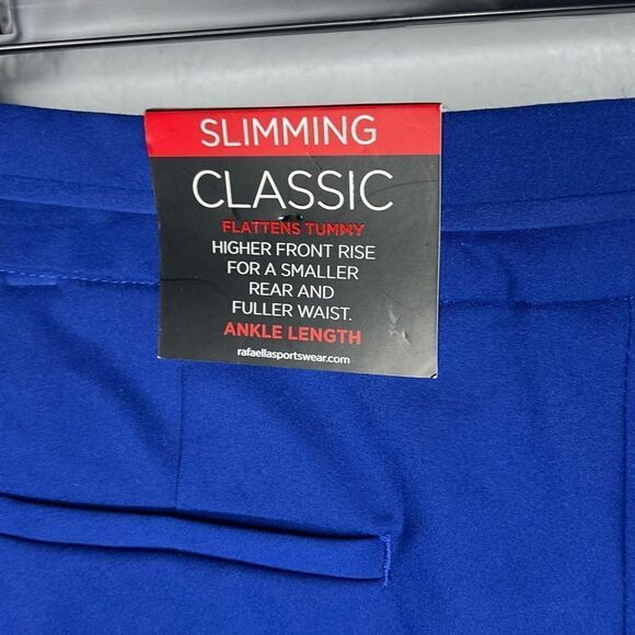 New! Rafaella Classic Slimming Ankle Length Women’s Dress Trousers Pants Sz 8 - Picture 13 of 14